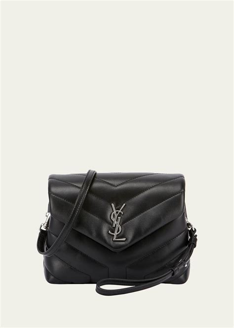 saint laurent loulou toy ysl quilted calfskin v-flap crossbody bag